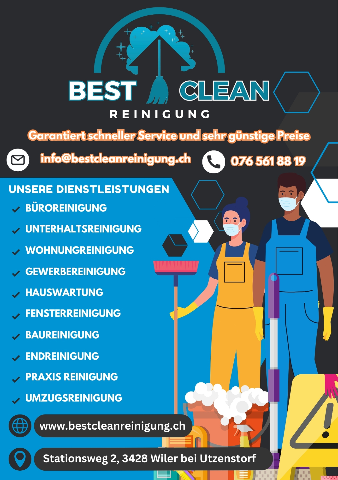 Flayer Best Clean Reinigung